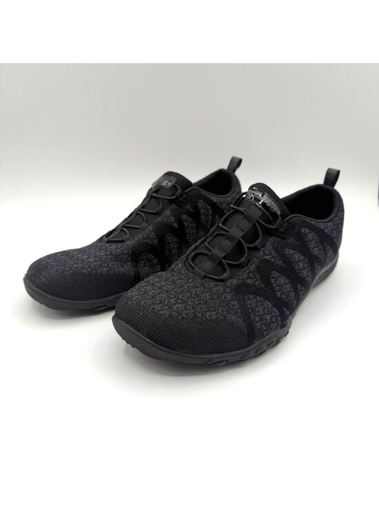 Skechers Shoes - Skechers Women's Black Relaxed Fit Breathe Easy Infi Knity Sneakers Size 9.5